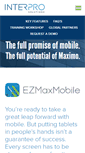 Mobile Screenshot of ezmaxmobile.interprosoft.com